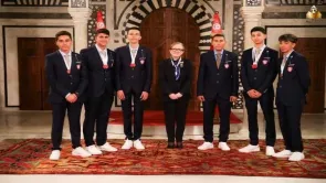 طلاب تونس لم يفوزوا بالجائزة الأولى صنف الهمة ببطولة FIRST LEGO LEAGUE