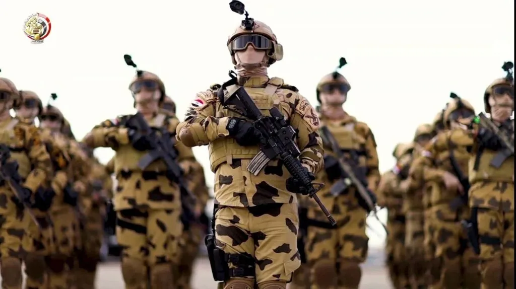 الفيديو المتداول لاستعداد الصاعقة المصرية لنصرة غزة 